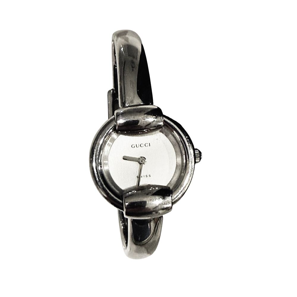 Gucci 1400L Silver Quartz Watch - Picture 9 of 12